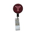 Teachers Aid Letter Y Chevron Garnet & Black Retractable Badge Reel TE257938